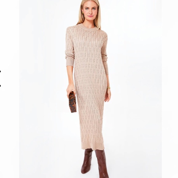 Gold Cable Knit Midi Dress
TUCKERNUCK - Picture 2 of 12